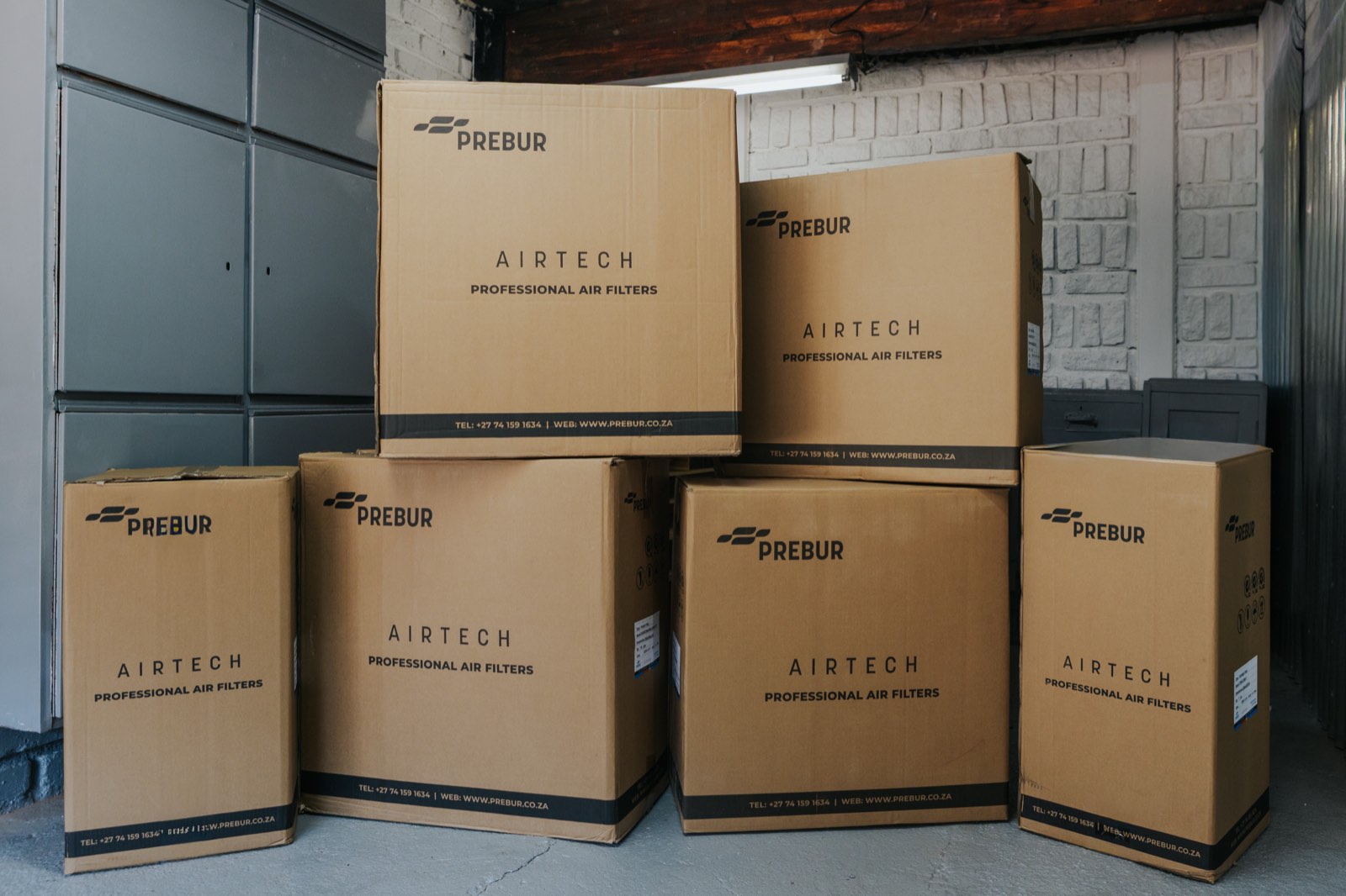 Airtech professional air filters — boxed product range